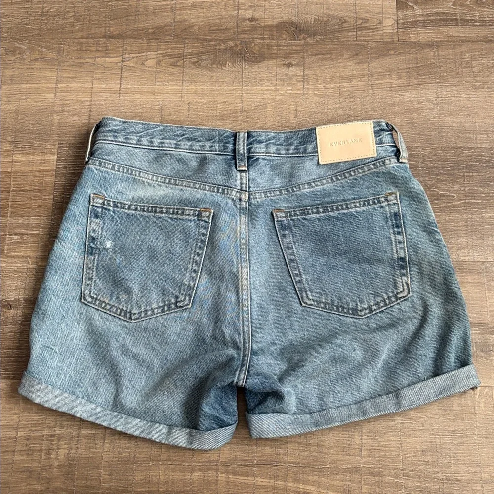Everlane The Denim Short Distressed